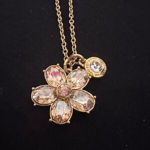 COACH Daisy Crystal Pendant Necklace